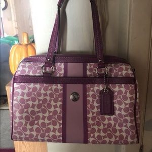 Pink Coach Handbag